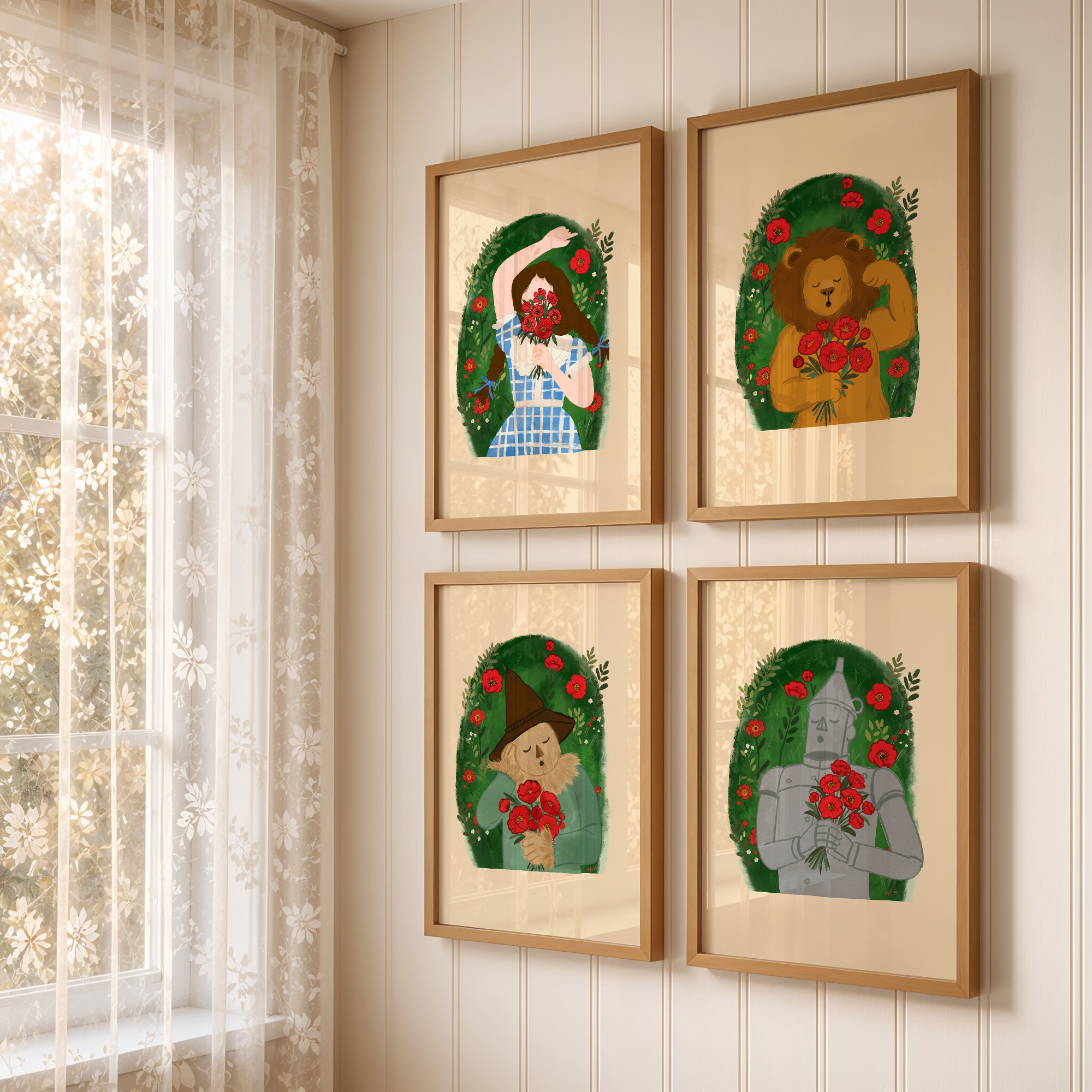 Wizard of Oz Print Set of 4 · Digital Download