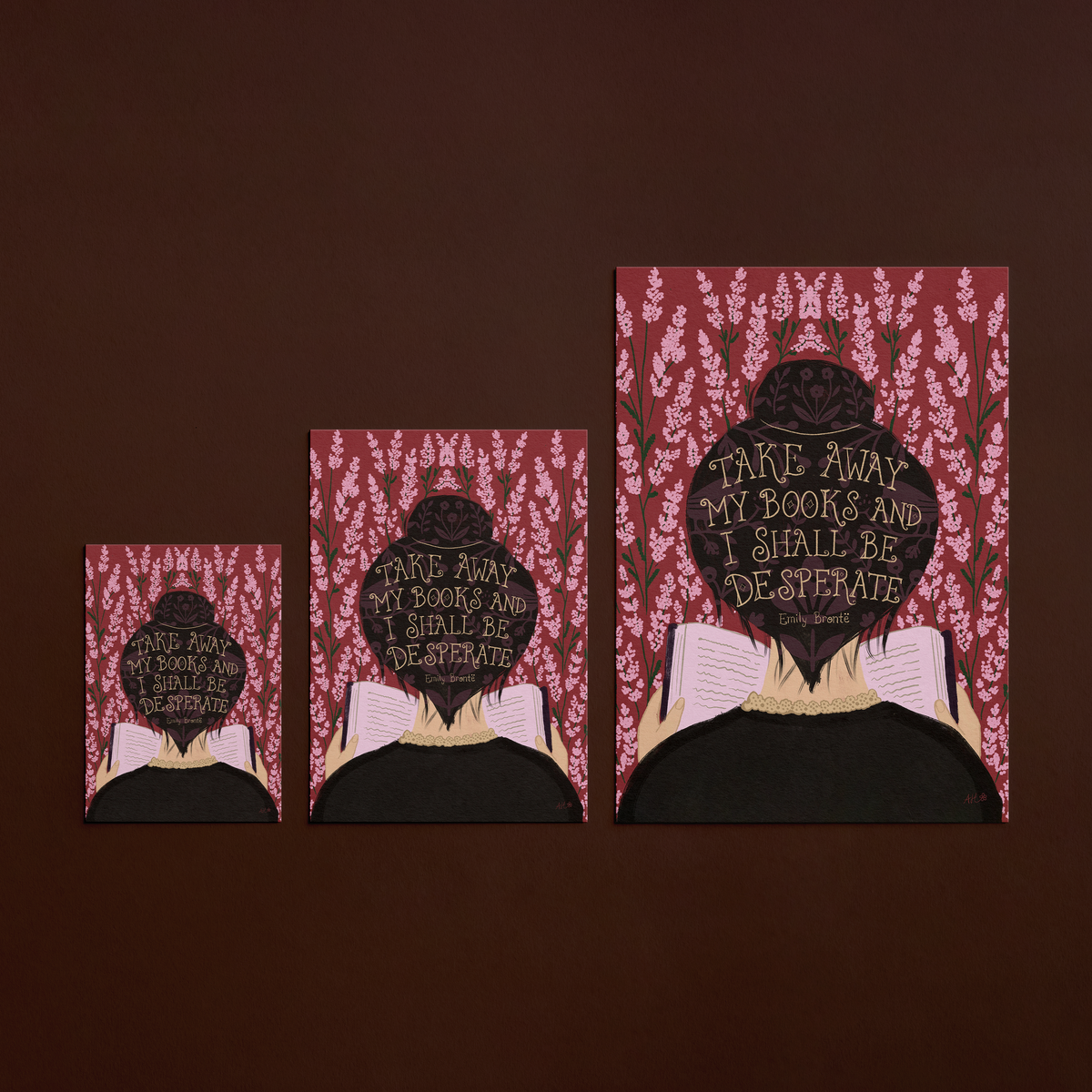 Wuthering Heights · Emily Brontë Quote · Digital Download