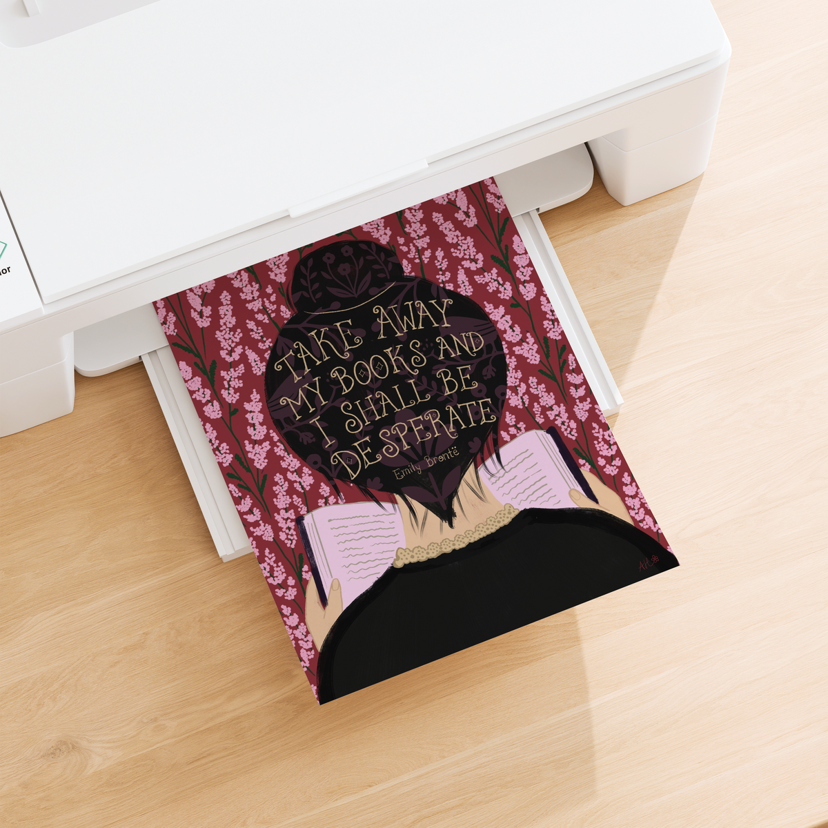 Wuthering Heights · Emily Brontë Quote · Digital Download
