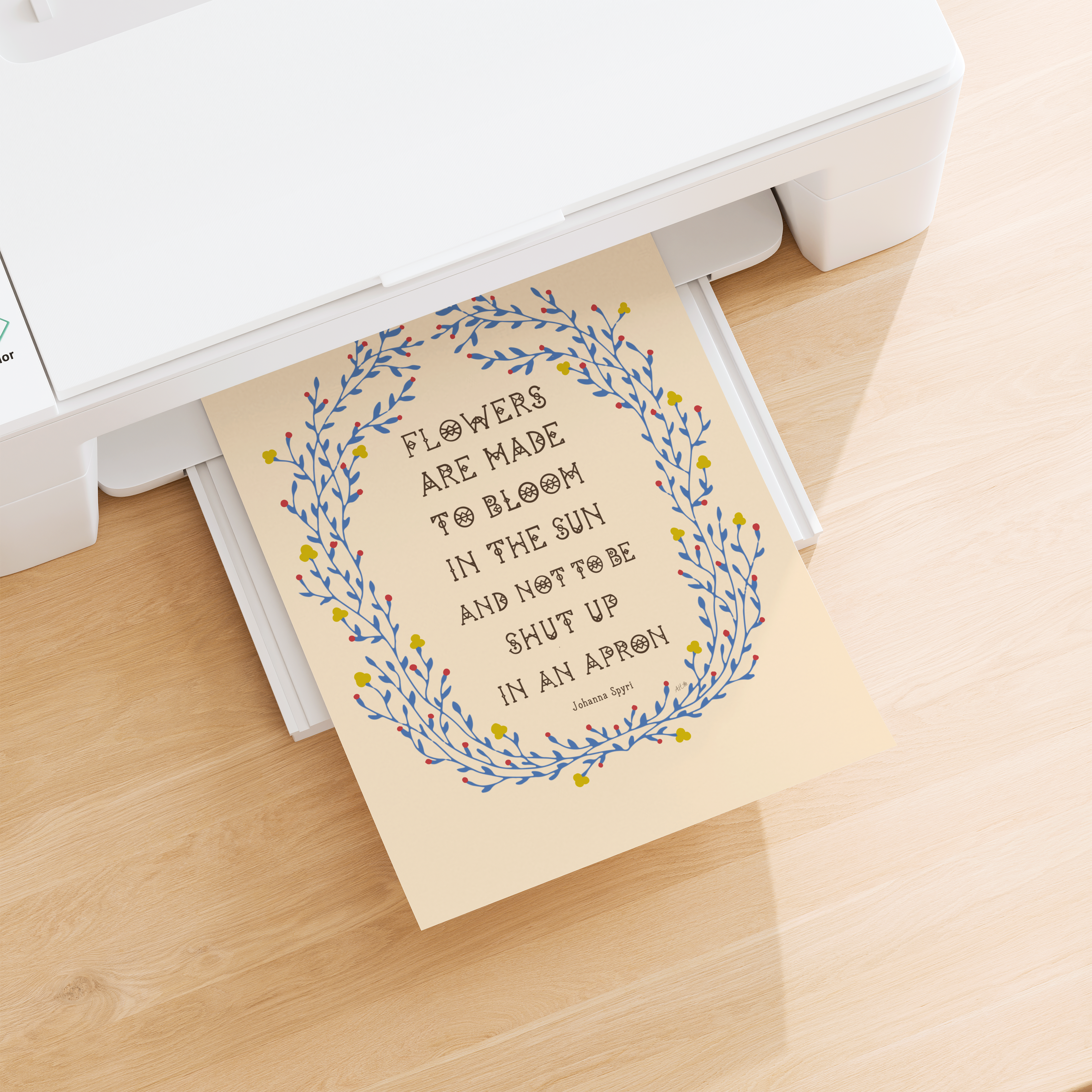 Heidi Wildflowers Quote