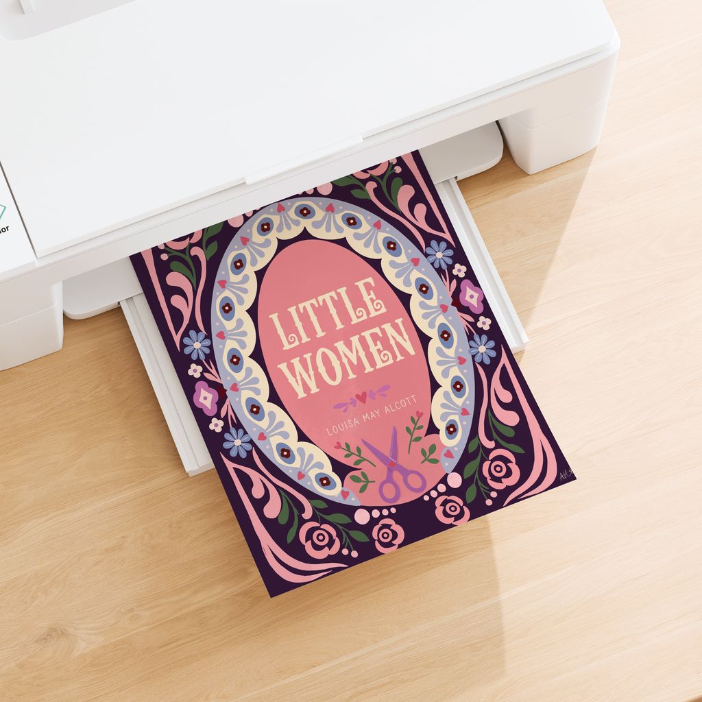 Book Cover & Scissors Set of 2 · Digital Download
