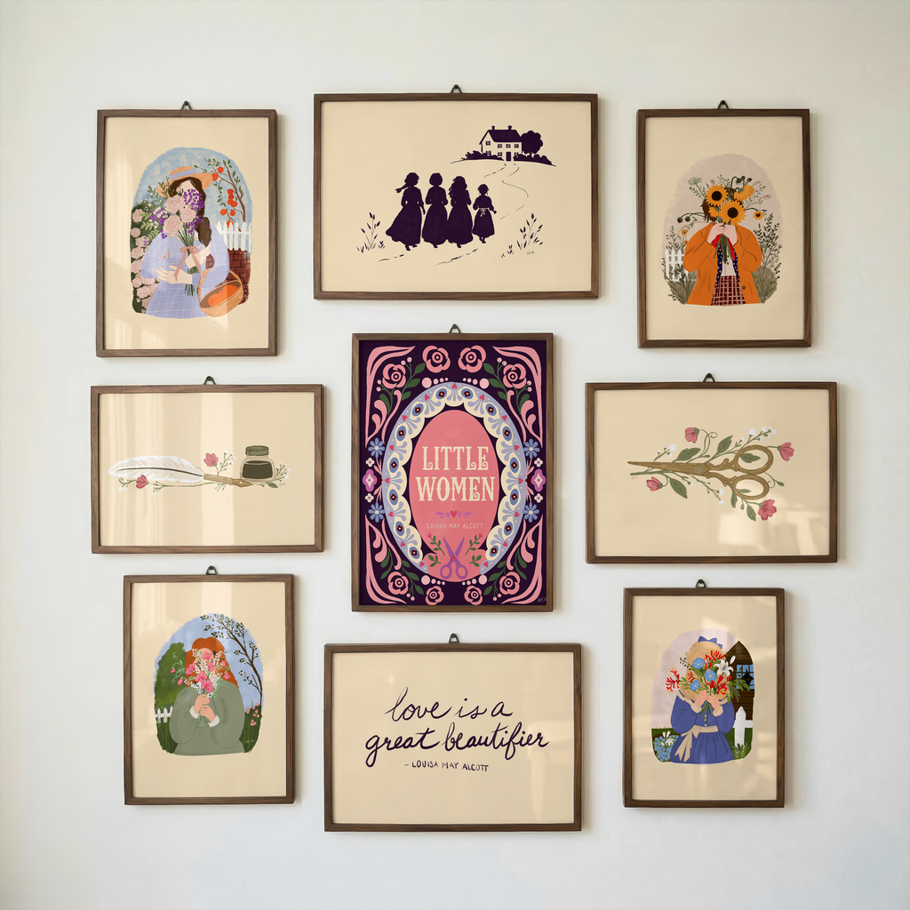Little Women Gallery Wall Art Set