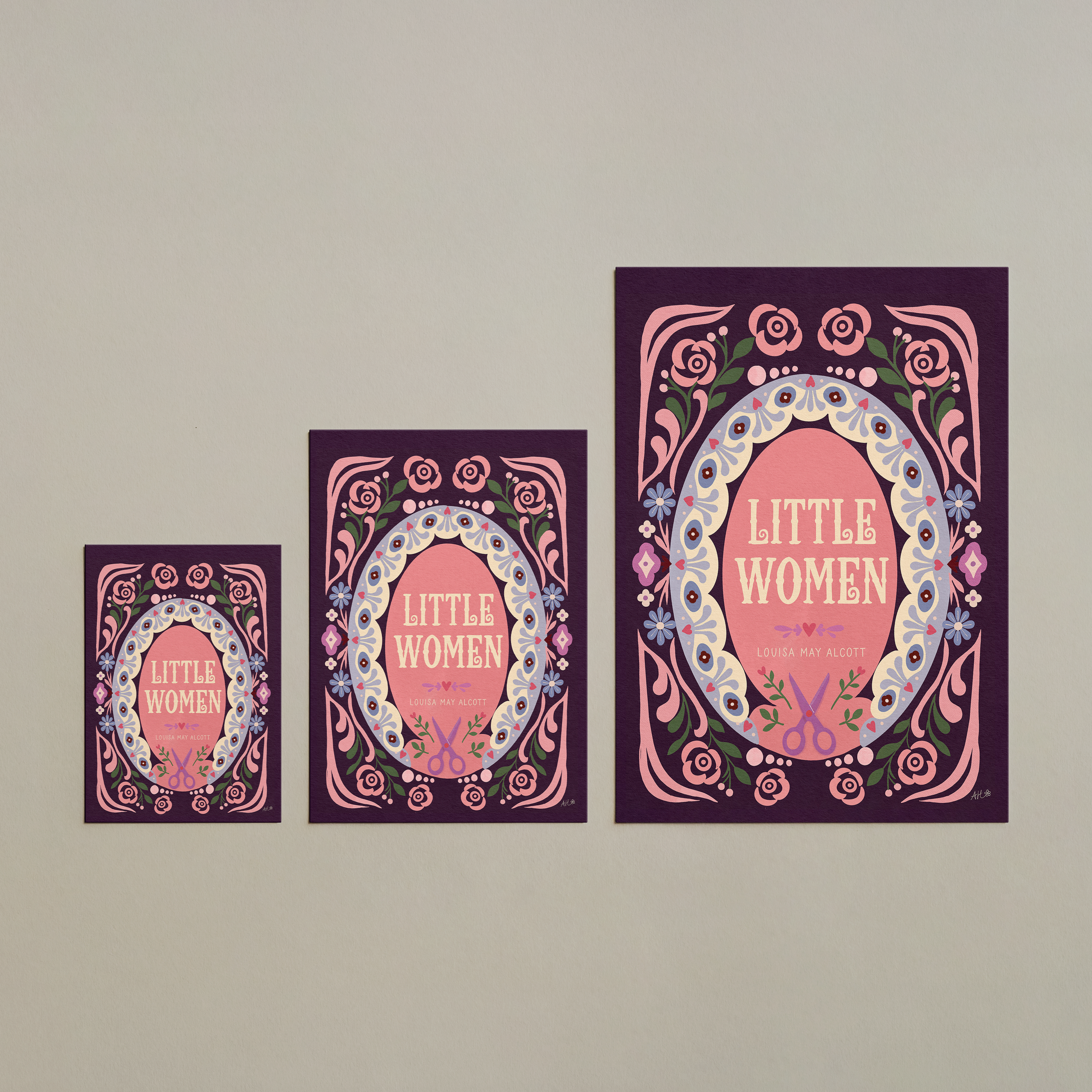 Little Women Book Cover Print · Digital Download