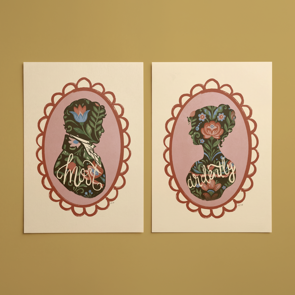 Pride and Prejudice Map · Most Ardently Duo · Digital Download