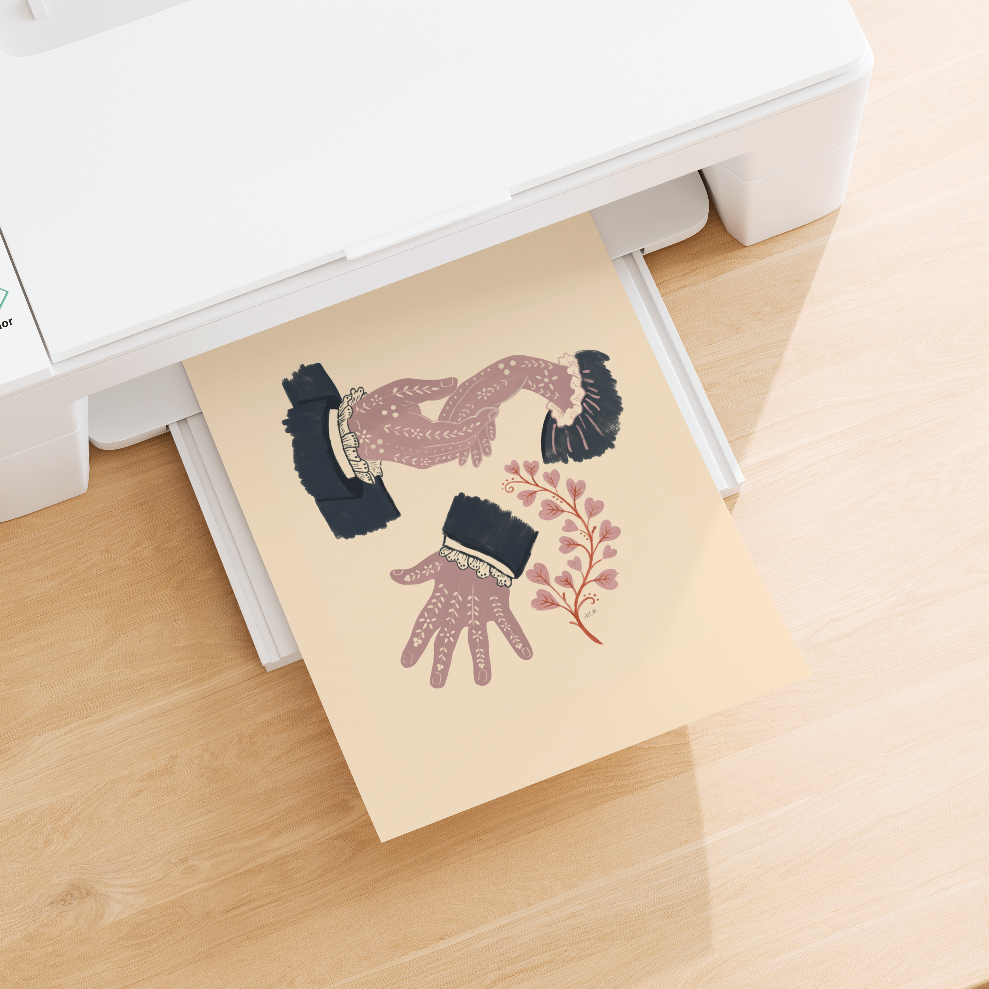 Pride and Prejudice Hand Flex · Digital Download · FREE WITH NEWSLETTER SIGN UP