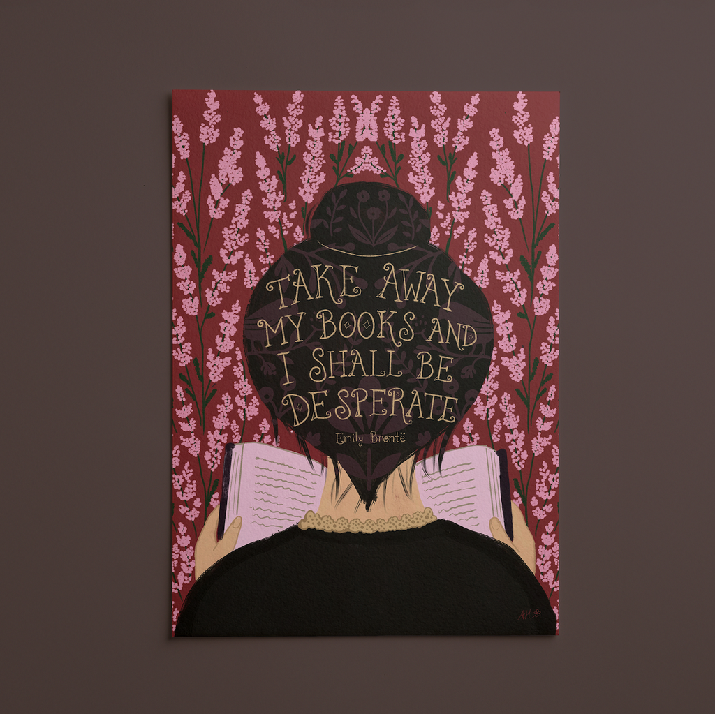 Wuthering Heights · Emily Brontë Quote · Digital Download
