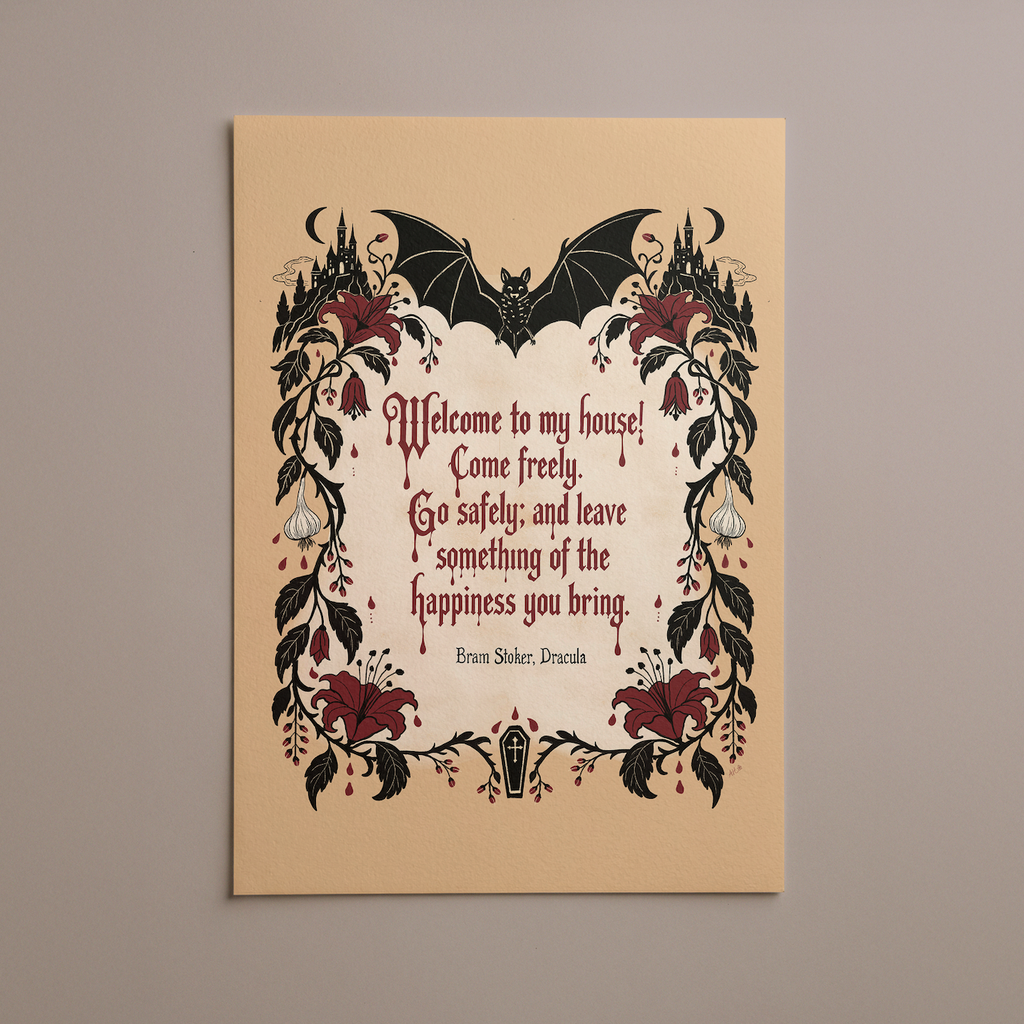 Dracula Quote · Bram Stoker · Digital Download