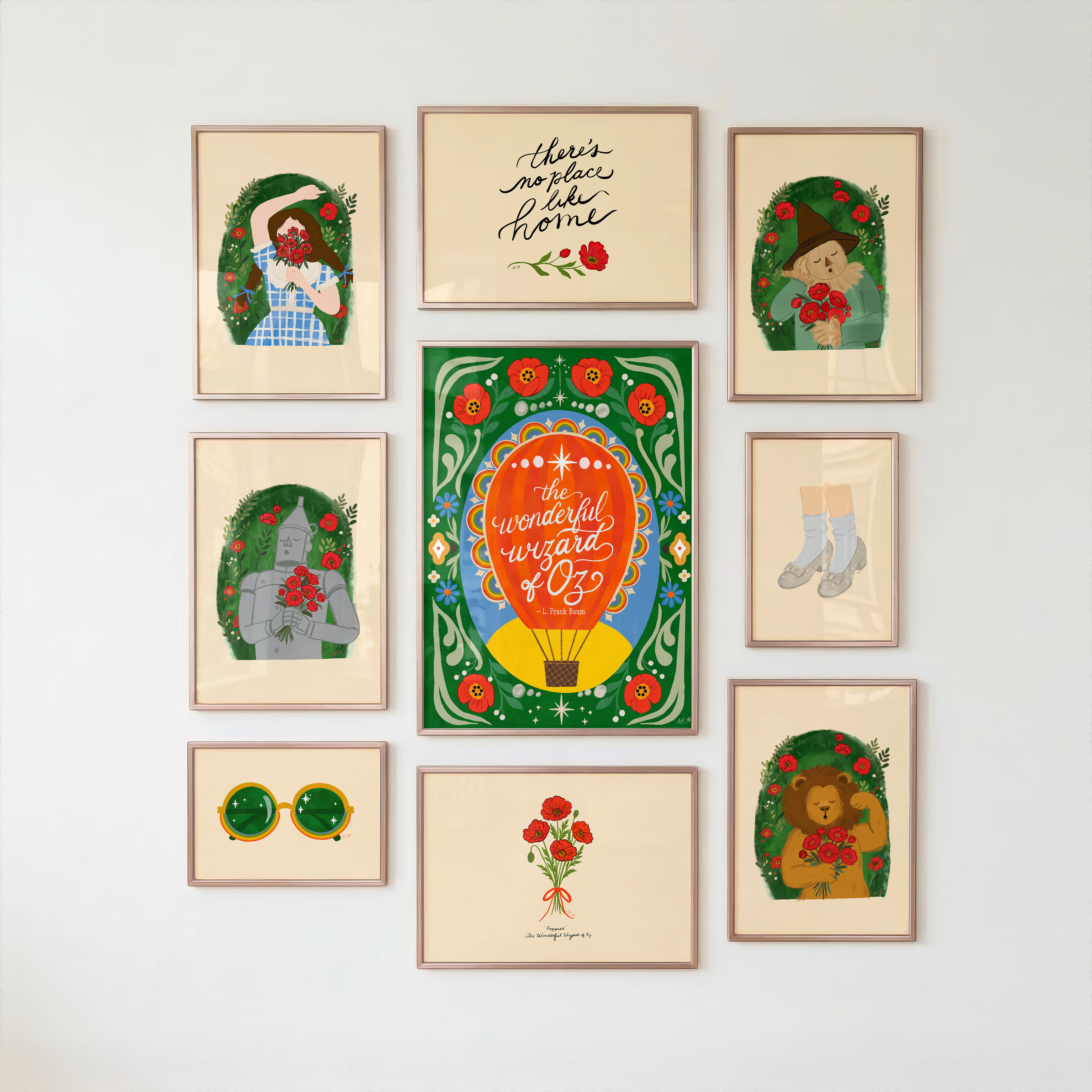 Wizard of Oz Gallery Wall Art Collection